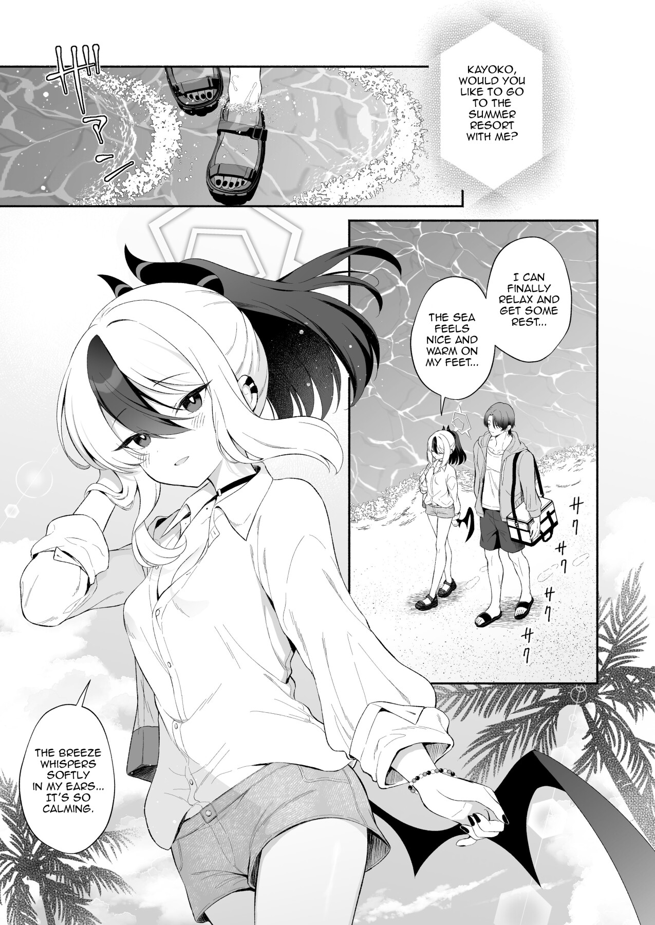 Hentai Manga Comic-Rain Soaked Kayoko at the Bus Stop + Omake manga after that day.-Read-2